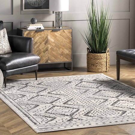 Nuloom Spencer Aztec Trellis Area Rug 4ft x 6ft RZSP27A-406